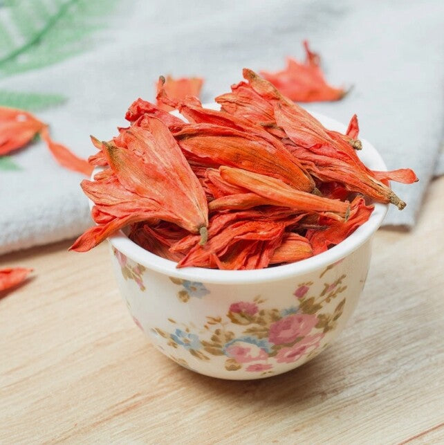 Chinese Tea Lily Dried Flower Tea Natural Flower Herbal Tea Help Sleep 50g-500g