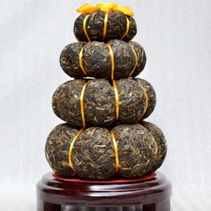 1000g Yunnan Pu-erh Tea Gift Craft Pu Er Tea Gourd Decoration Puer Cha Gift Tea