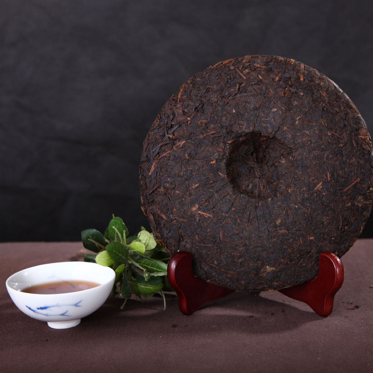 357g Black Tea Puerh Tea Cooked Tea China Yunnan Mountain Big Tree Health Drink