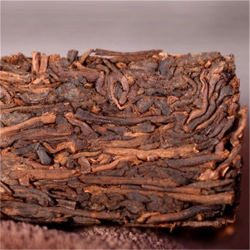 200g Shu Pu'er Brick Top-Grade Old Pu-erh Tea Class Puerh Tea Cooked Pu'er Tea