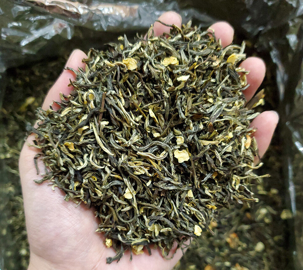 New Tea Jasmine Tea Silver Hair Small White Bud Biluochun Tea 500g/1.1lb