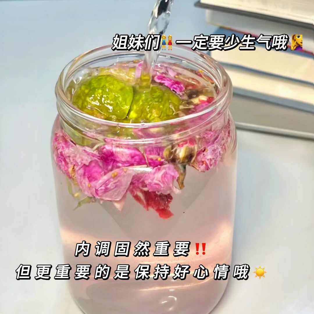 Fig Rose Flower Tea Liver Relief Health Tea Dried Rose Flower Tea