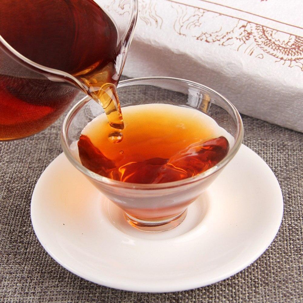 1000g Tibetan Mellow Ancient Rhyme Compressed Tea Ripe Puer Tea Yunnan Tea Brick