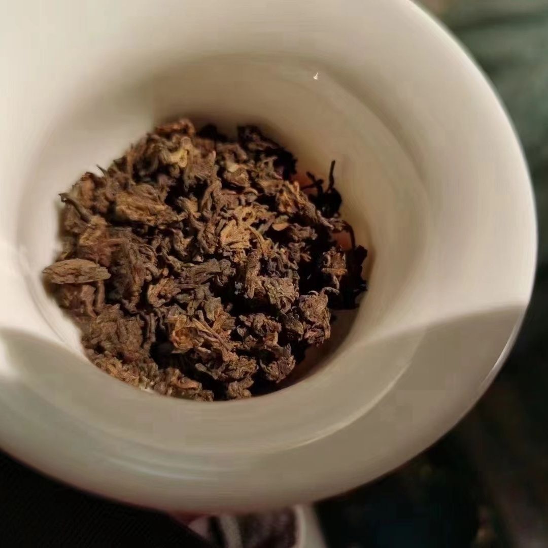 1988 Panda Pu-erh Tea Lao Cha Tou Puer Tea Ripe Menghai Ancient Tea 400g