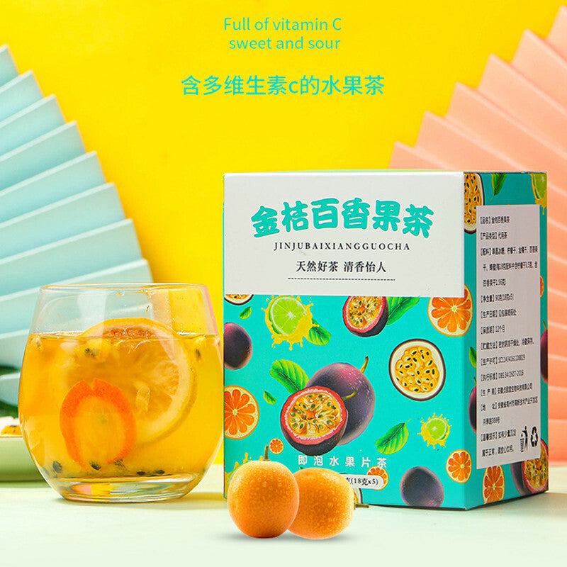 China Kumquat-Passion Fruit Tea Vitamin C Lemon Passion Fruit Instant Fruit Tea