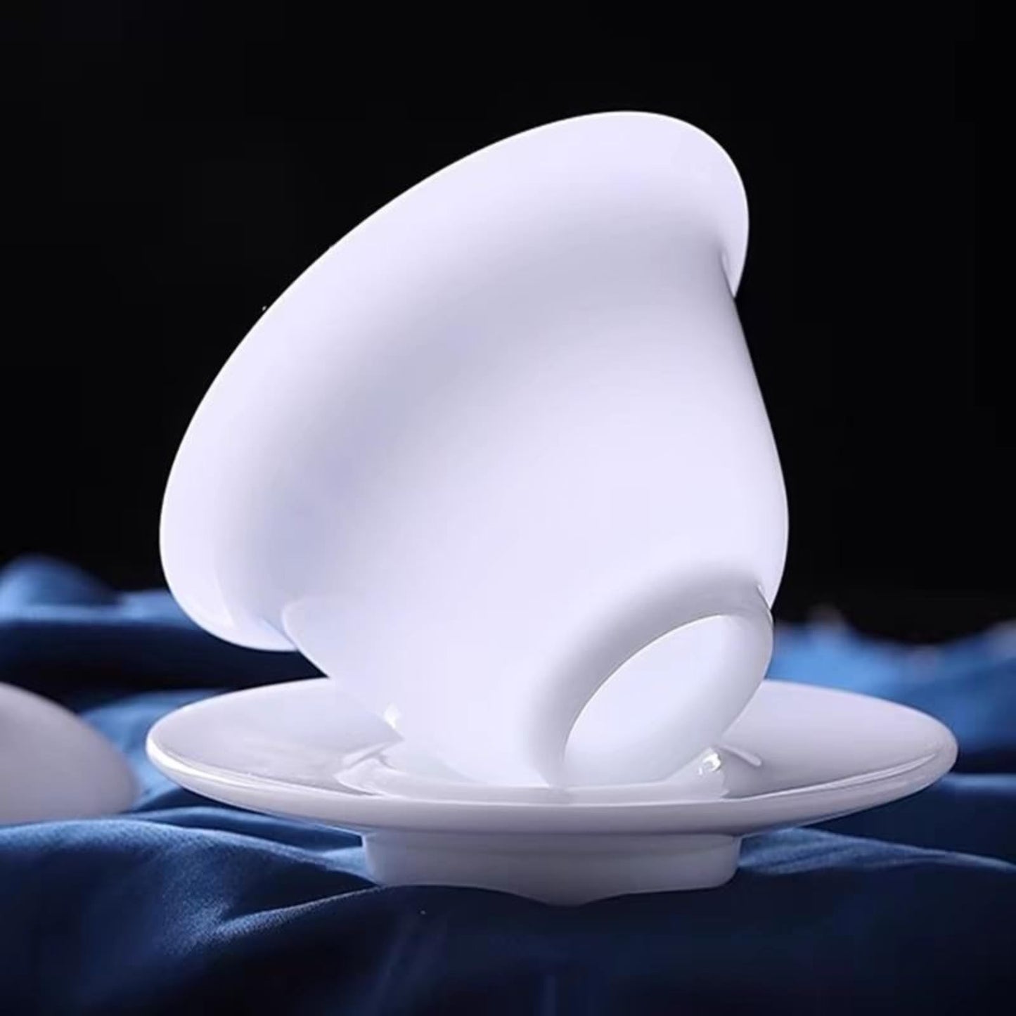 Gaiwan Teacups Jade Ice-type Ceramic Tea Cup 200ml 6.8oz Large Gongfu Tea Set