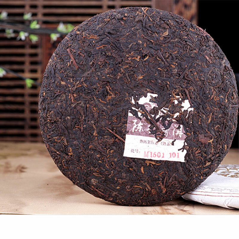 Qing Feng Xiang CHEN XIANG Puer Collection Ripe Pu'er Tea 357g Colourful Yunnan