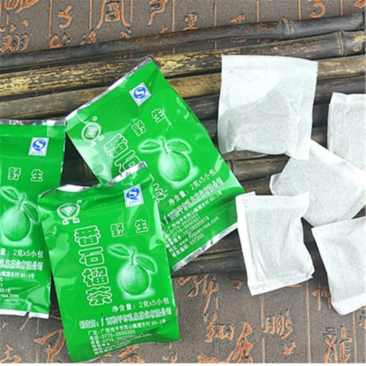 Bags Organic Green Tea China Tea 100%Natural Guava Leaves Tea Herbal Tea Tea 40g