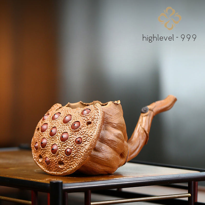 Yixing Zisha Gongdao Cup Handmade Tea Set Tea Set Accessories Lotus Nut Tea Set