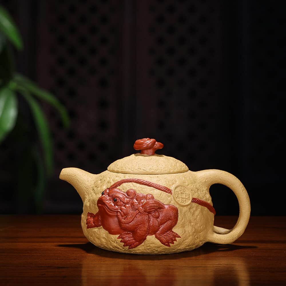330ml Yixing Purple Clay Pot Handmade Kung Fu Teapot Tea Set Kettle Tea Ceremony