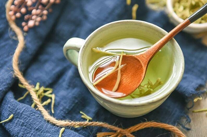 Organic Honeysuckle Dried Herb Lonicera Japonica Herbal Teas Makes A Healthy Tea