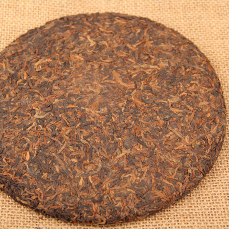 357g/12.59oz Natural Pu-Erh Ripe Tea Black Tea Palace Golden Bud Puerh Tea Cake