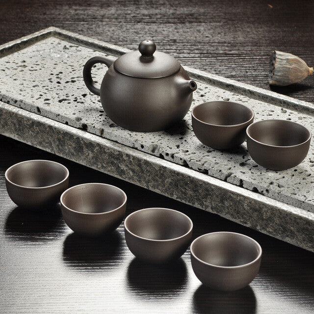 Handmade Drinkware China Kung Fu Purple Sand Teapot Tea Set Ceramic Teapot Cup