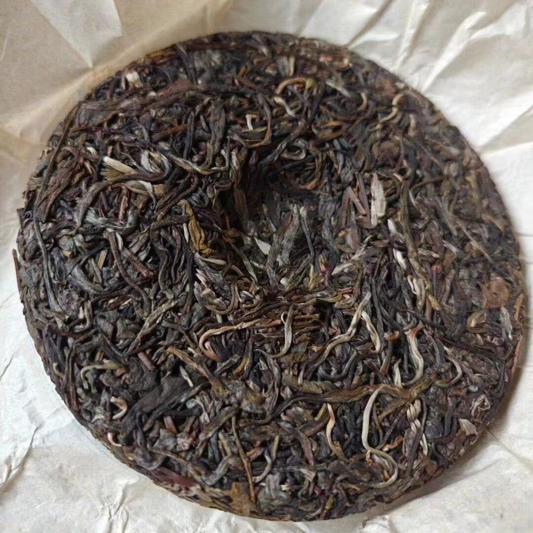 357g Yunnan Old Pu'er Raw Tea Cake 2014 Raw Pu-erh Old Tea Yaocha Puerh Cake Tea