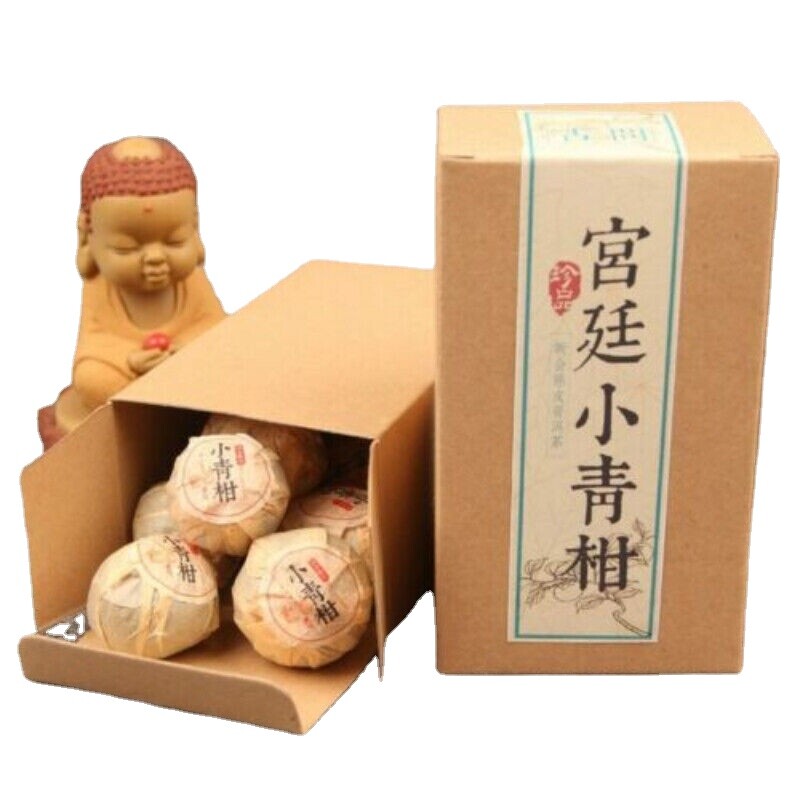 100g/box Ripe Puer Tea Chinese XinHui "Chen Pi" Tangerine Peel "Gong Ting