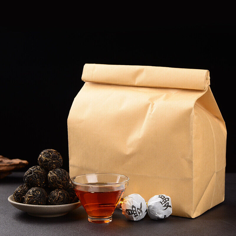 Handmade pearl ManSong SaiHong Tea ancient Ripe puerh tea mini pu'erh tea