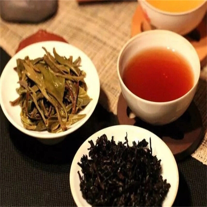 Mellow Charm Banzhang Ripe Tea Sweet Mellow Puerh Tea Ancient Tea 357g/12.59oz