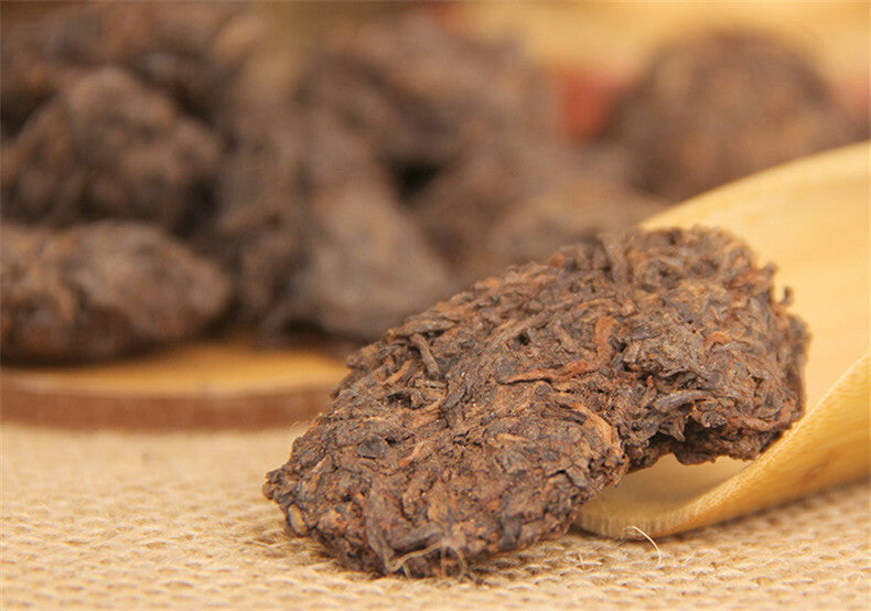 Chinese Pu-erh tea Old Chen tea 200g cooked pure Tuo green food healthy Shu tea