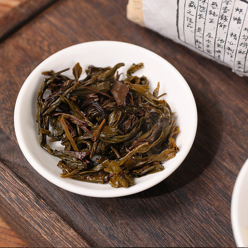 Tianjian Tea 500g Hunan Anhua Black Tea Bamboo Basket Tribute Aged Black Tea