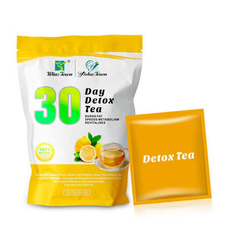 Lemon Grass 30/28day Detox Tea Loss Weight Peach Slim Tea Fruit Tea 90G