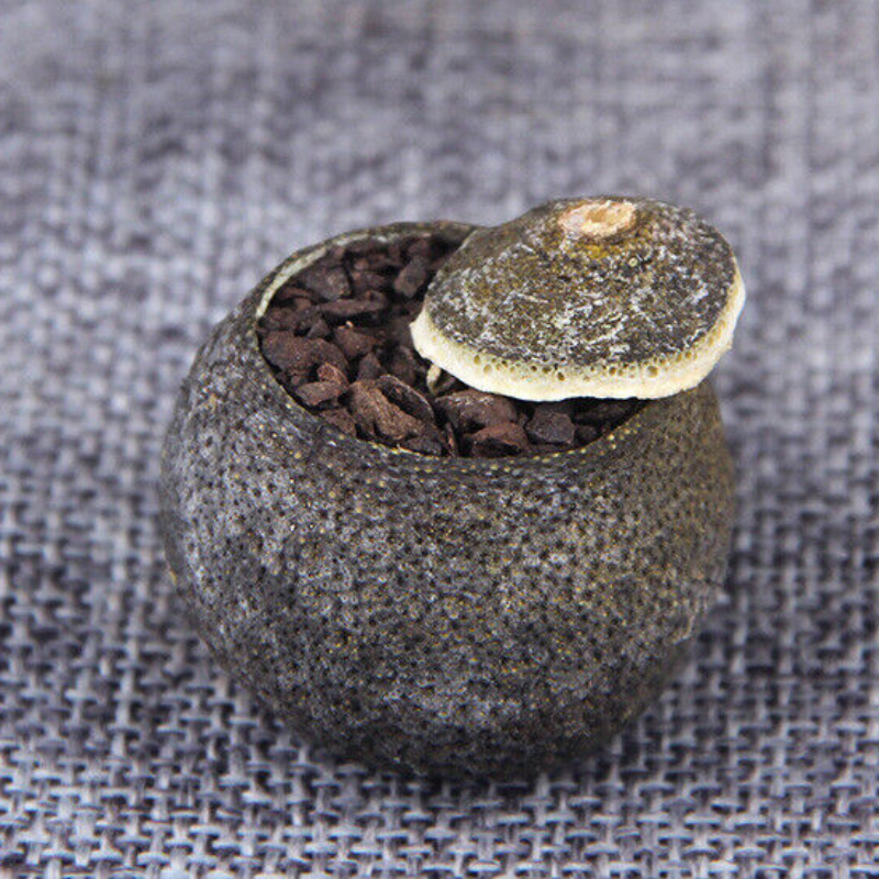 500g Xin Hui Chen Pi Pu'er Tea Gift Tea Xiao Qing Guan Pu'er TeaHealthy Drinks