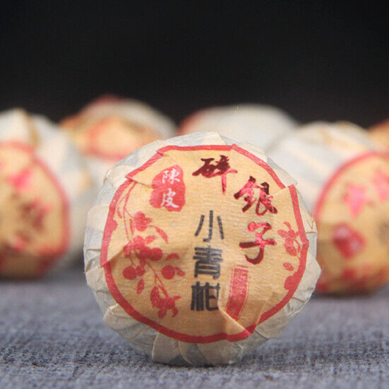 500g Xin Hui Chen Pi Pu'er Tea Gift Tea Xiao Qing Guan Pu'er TeaHealthy Drinks