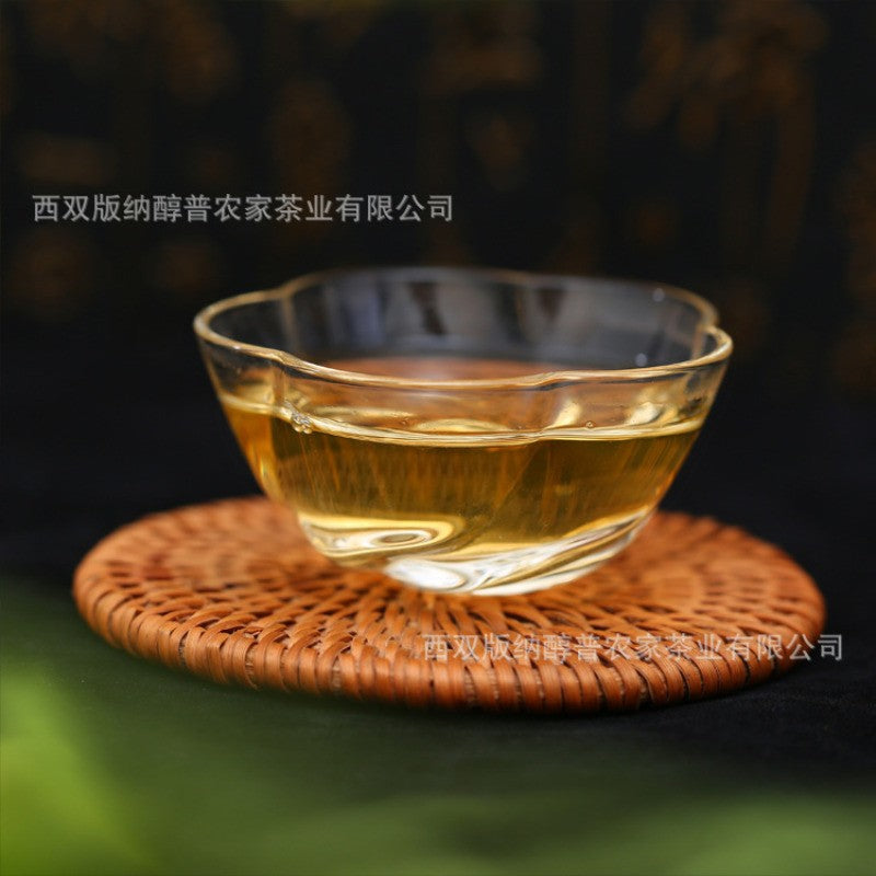 357g 2019 Menghai Ba Da Mountain Pu Erh Tea Cake Qizi Cake Pu'er Tea Raw Tea