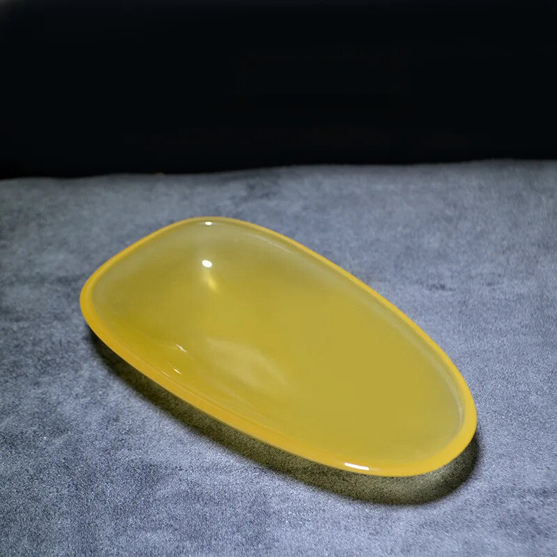 Jade Porcelain Tea Scoop for Pu'er Tea Glass Liu Li Kung Fu Tea Set Accessories