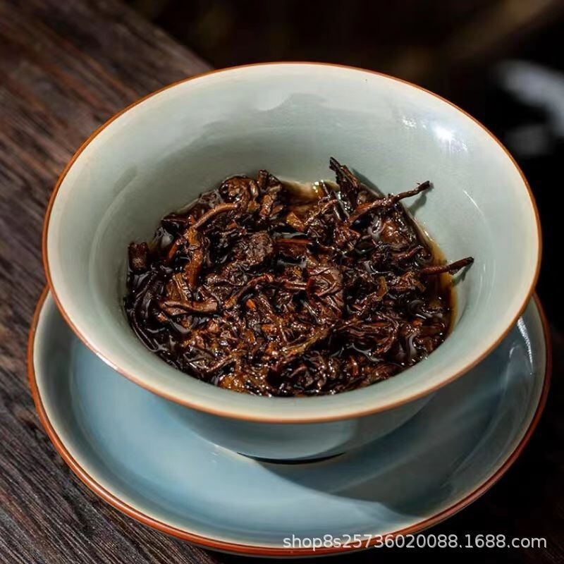 Puerh Tea Palace Golden Buds Famous Mountain Puerh Tea Ripe Tea Cake Tea 357g