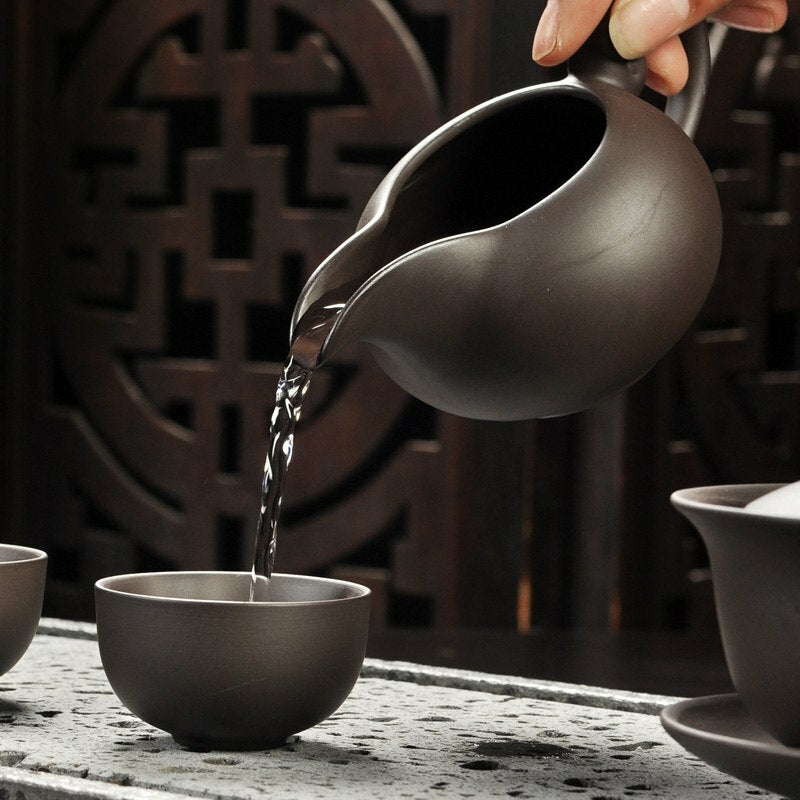 Handmade Drinkware China Kung Fu Purple Sand Teapot Tea Set Ceramic Teapot Cup