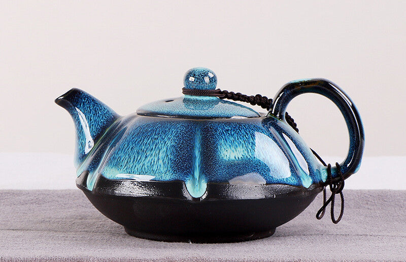 Starry Sky Tea Set 6 Cups 1 Tea Pot Jingdezhen Porcelain Set Kung Fu Tea Cup