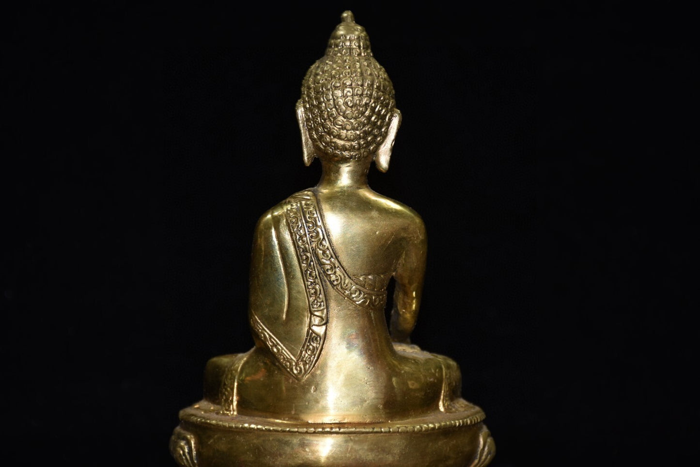 Early Collection of Pure Copper Gold-plated Buddha Ornaments Collect