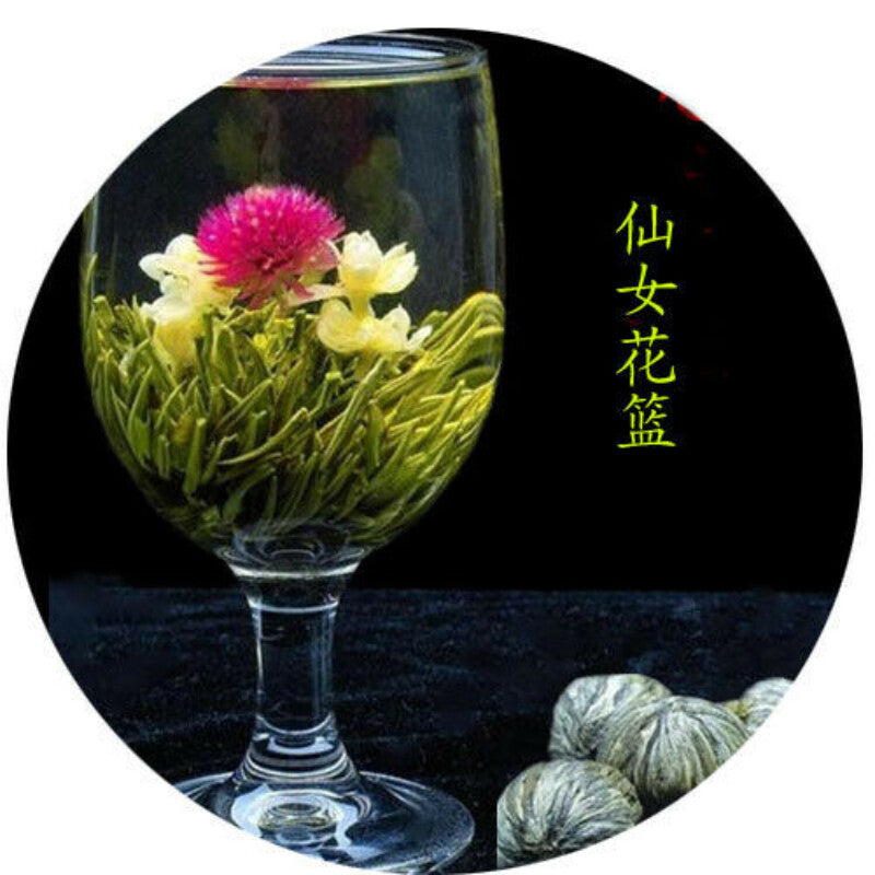 Handmade Flower Tea Ball Ecology Herbal Tea 20 Pcs Chinese Blooming Flower Tea