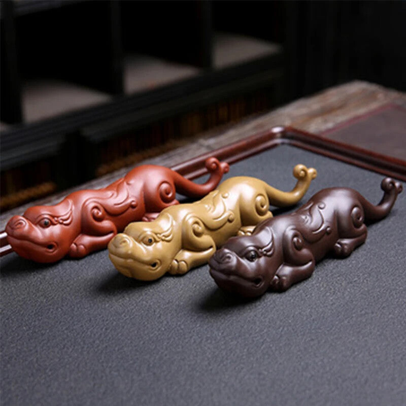 1pc Zisha Tea Pet Lucky Tea Table Decoration Tea Ceremony Tea Pet Zen Tea Set