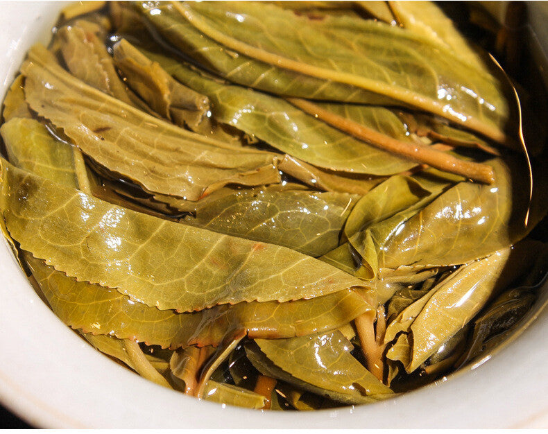 2018 Yunnan Seven Sons Pu-erh Cake Tea Banzhang Round Tea Ancient Raw Tea 357g