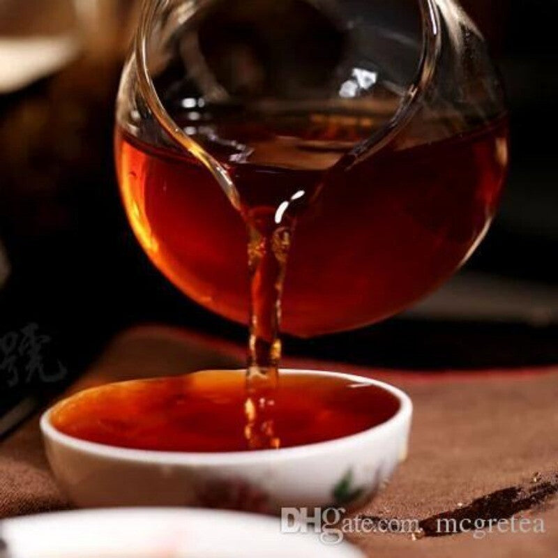 Raw Puer Tea Oldest Puer Tea Ansestor Antique Honey Sweet Dull-red Puer Tea 250g