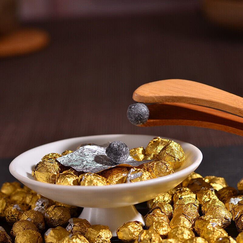 Yunnan Ripe Tea Gold Tin Foil Packing Gift Box Resin Tea Pu'er Tea Cream