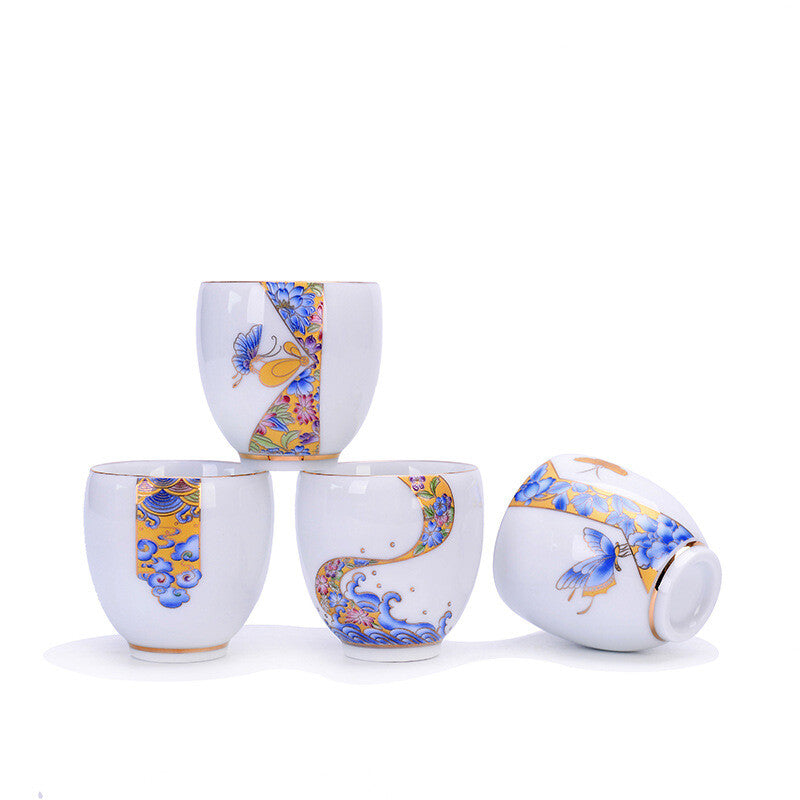 Dingyao Kiln Porcelain Tea Cup 70ml Master Cup Of Tea Chinese Kungfu Tea Cup New
