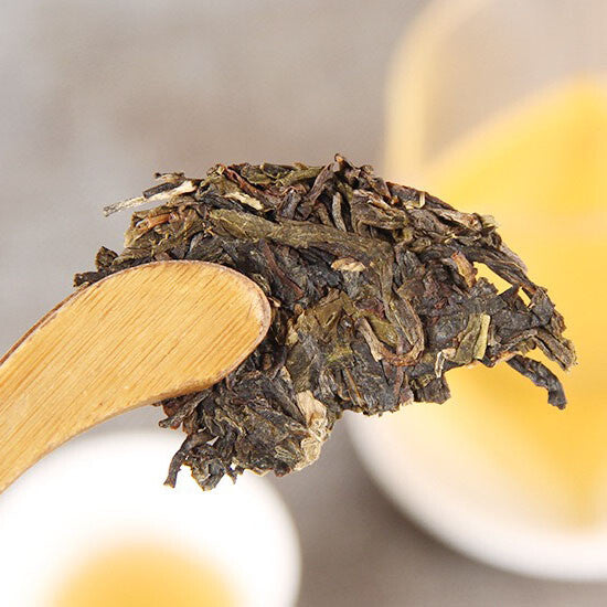 Organic Raw Puer Tea Cake WuLiangShan Raw Puer Tea Cake Natural Tea 100g/3.52oz