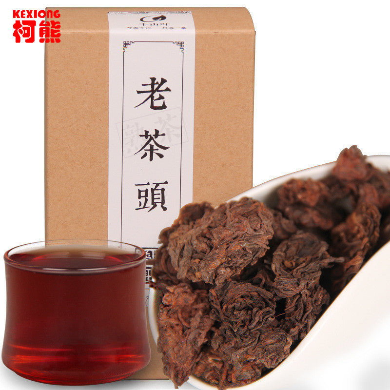China puer tea ripe tea 10 yrs old Pu-erh tree nature golden bud Organic Tea