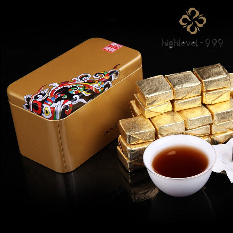 250g Yunnan Chen Nian Mellow Aroma Pu'er Tea Ripe Tea Bulk Small Tea Bricks