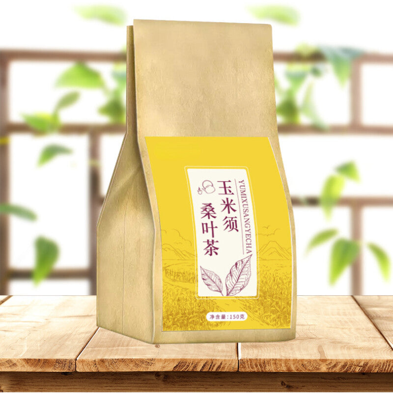150g / 30 Bags 100% Natural Mulberry Leaf Corn Stigma Tea Chinese Herbal Tea