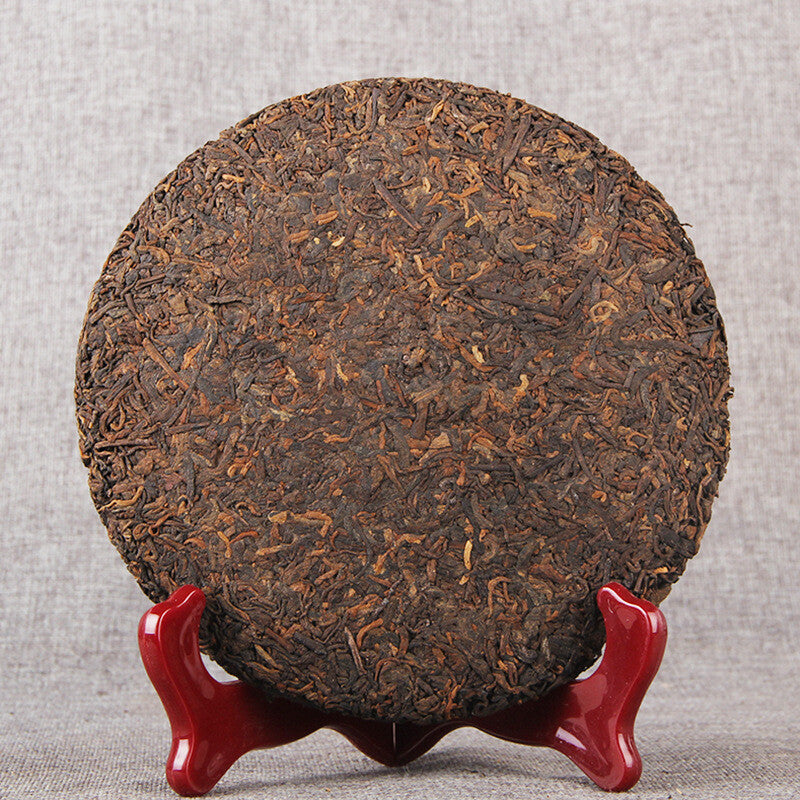 357g Menghai Old Tree Puer Tea Chuan Shi Jia Ming Ancient Ecology Ripe Puer Tea