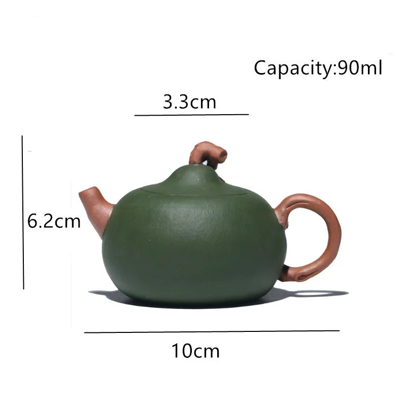 Chinese Yixing Zisha Teapot Handmade Tea Pot Small Capacity Kettle Tea Set 80ml