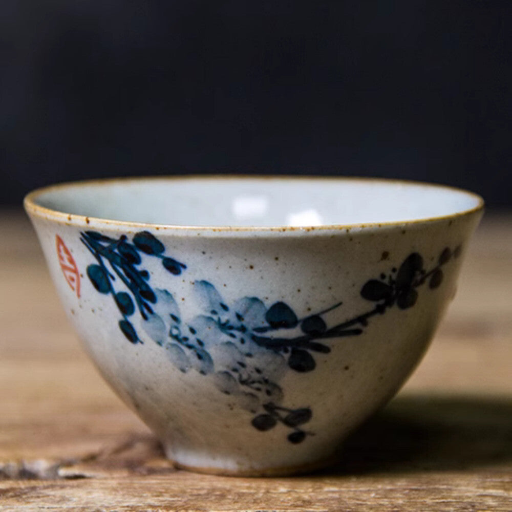 Ceramic Tea Cup, Chinese Handmade Retro Tea Cup, Kung Fu Tea Set, Master Cup