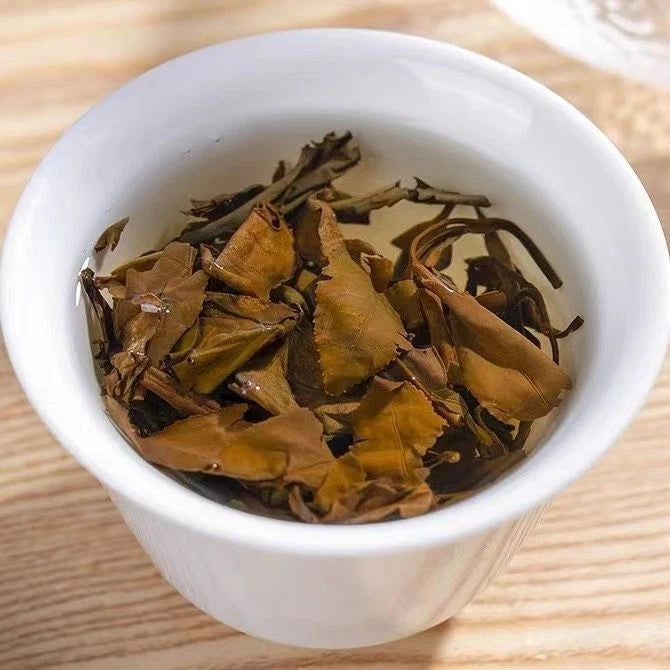 500g FuDing Ball-shaped Aged Shou Mei Longevity Eyebrow Handmade pearl White Tea
