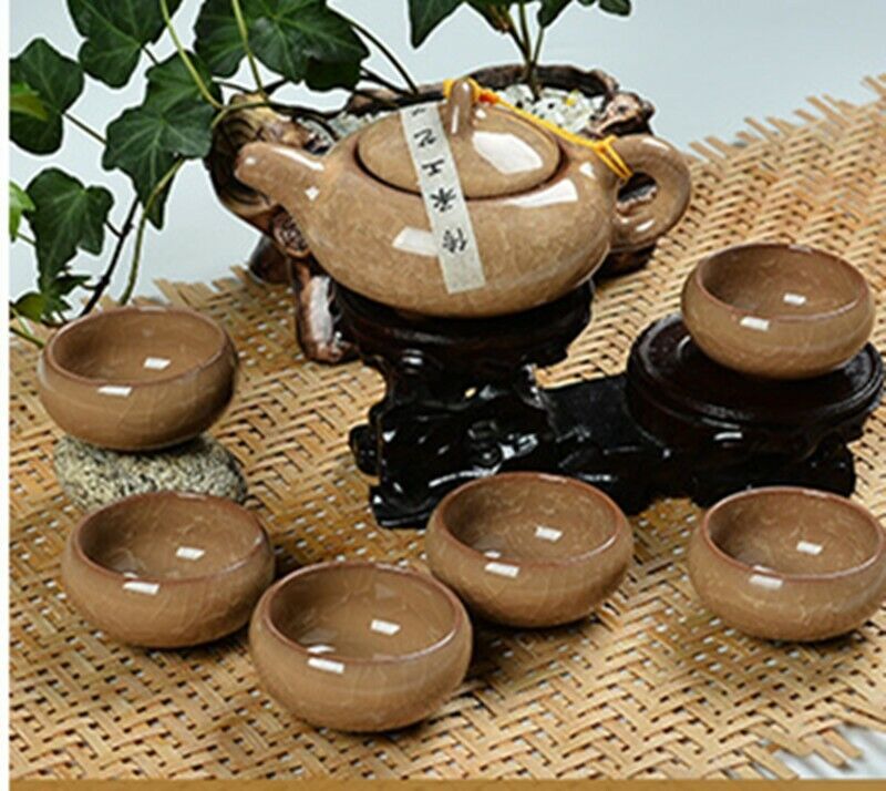 Ceramic Tea Set Drinkware Dehua Colorful Cup Chinese Kung Fu Tea Cup Tea Pot Set