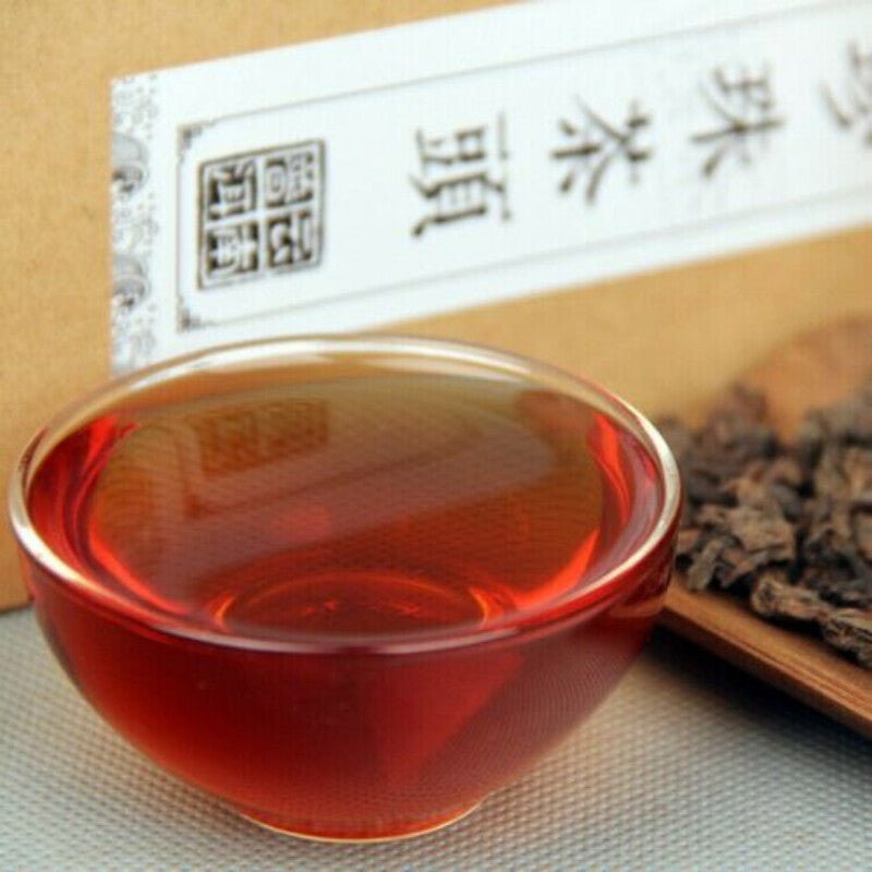 Yunnan Mini Old Ripe Puer Tea 2018 Muzhi Pearl Lao Cha Tou Shu Puer Tea 200g
