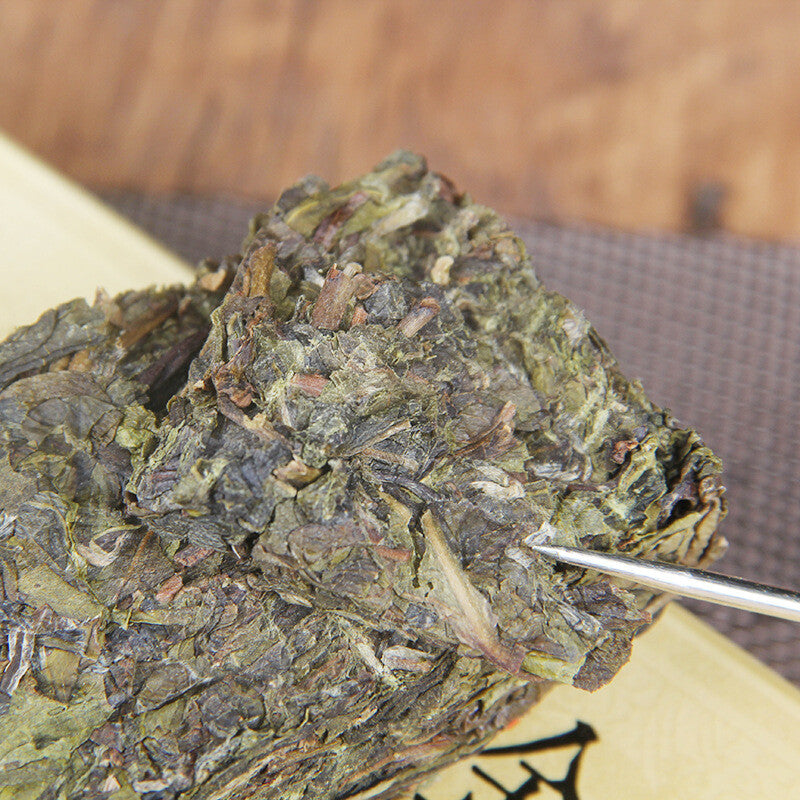 300g Pu'er Raw Tea Banzhang Gold Bar Ancient Tree Tea Yunnan Column Tea