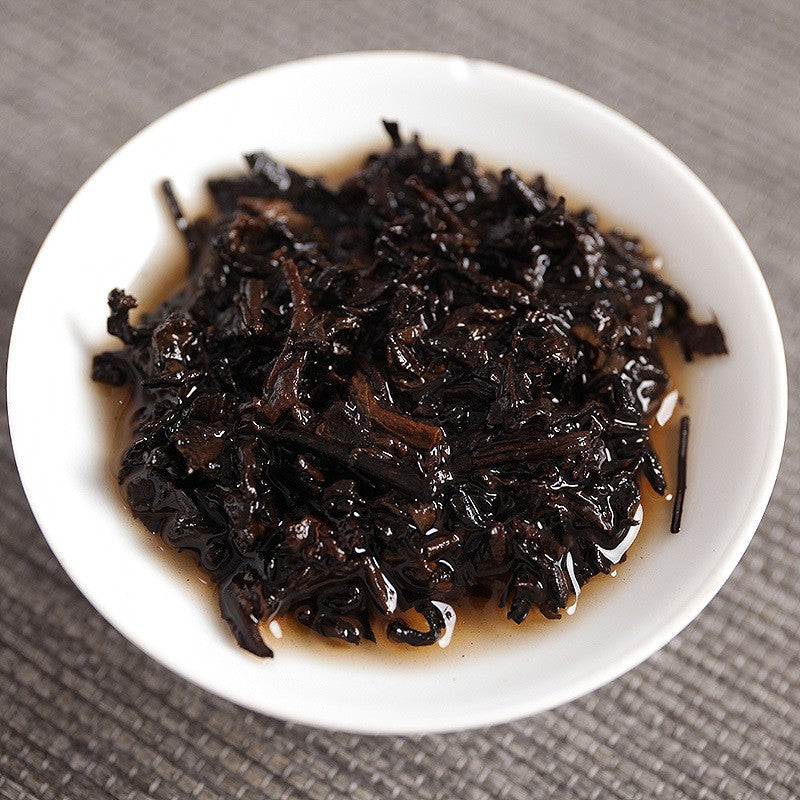 100g Yunnan Old Pu'er Tea 2021 Menghai Ripe Tea Mini Tea Cake Big Tree Tea